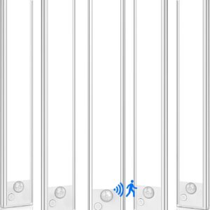 5 pack 8 inch 41 led motion sensor lights